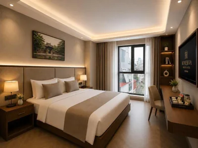프리미엄 쿼드러플룸 — Minerva Prestige Hotel